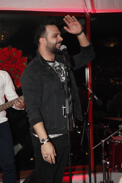 Charbel Khalil and the band at Burj on Bay 